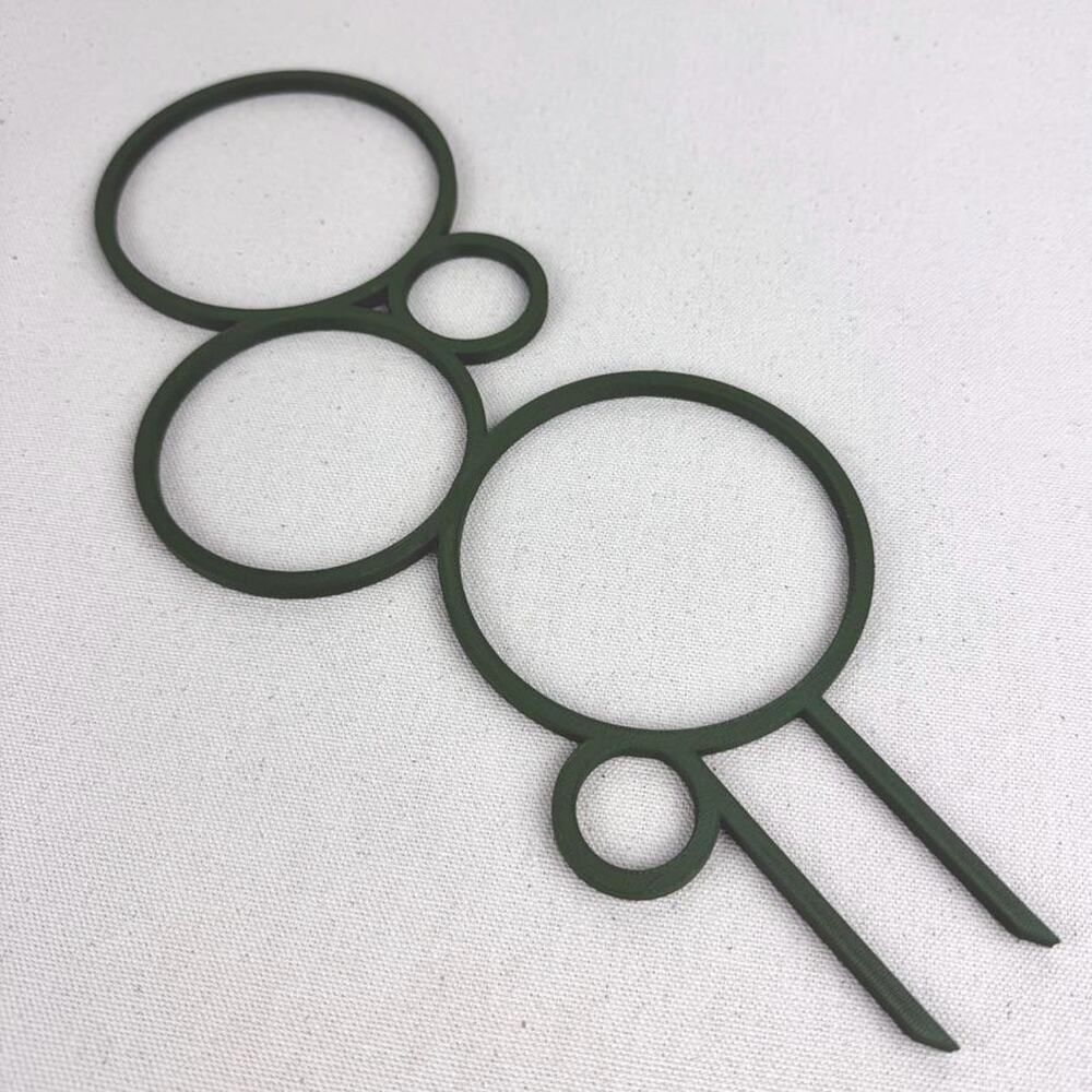 Plant Trellis,Bubble Inspired Plant Support,Geometric Circles,Indoor,11.5" tall - Picture 5 of 11